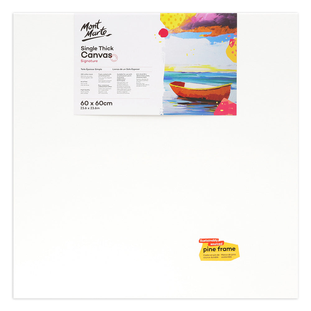 MONT MARTE Studio Single Thick Canvas 60 × 60 cm