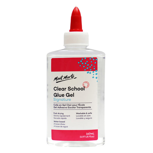 MONT MARTE Clear School Glue Washable 147 mL