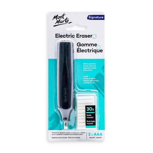 MONT MARTE Electric Eraser with - 30pcs Erasers