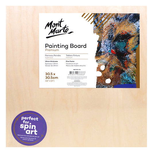 MONT MARTE Premium Painting Board 30.5 x 30.5 cm (12 x 12 in.)