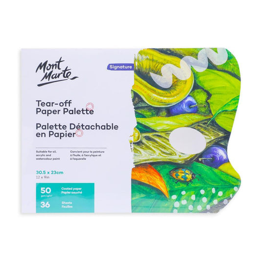 MONT MARTE Tear Off Palette Pad - 36 Sheets