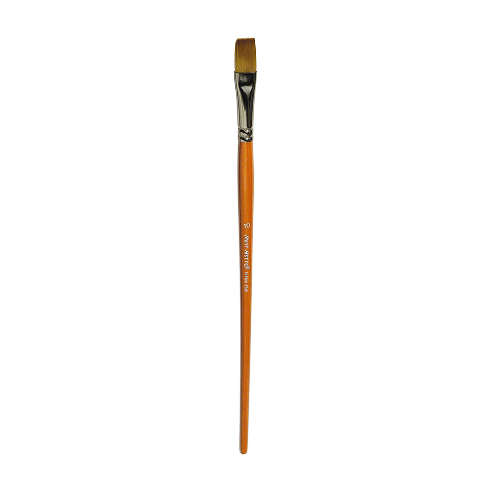 MONT MARTE Artist Brush Taklon Flat Long 10