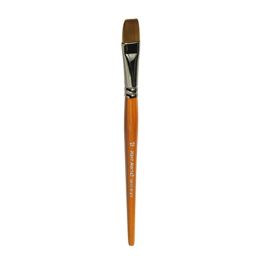 MONT MARTE Artist Brush Taklon Bright Short 12