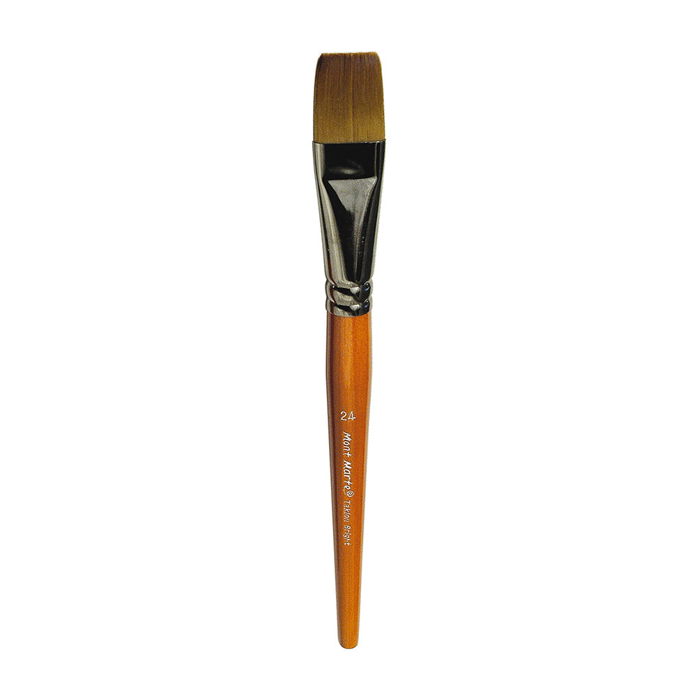 MONT MARTE Artist Brush Taklon Bright Short 24