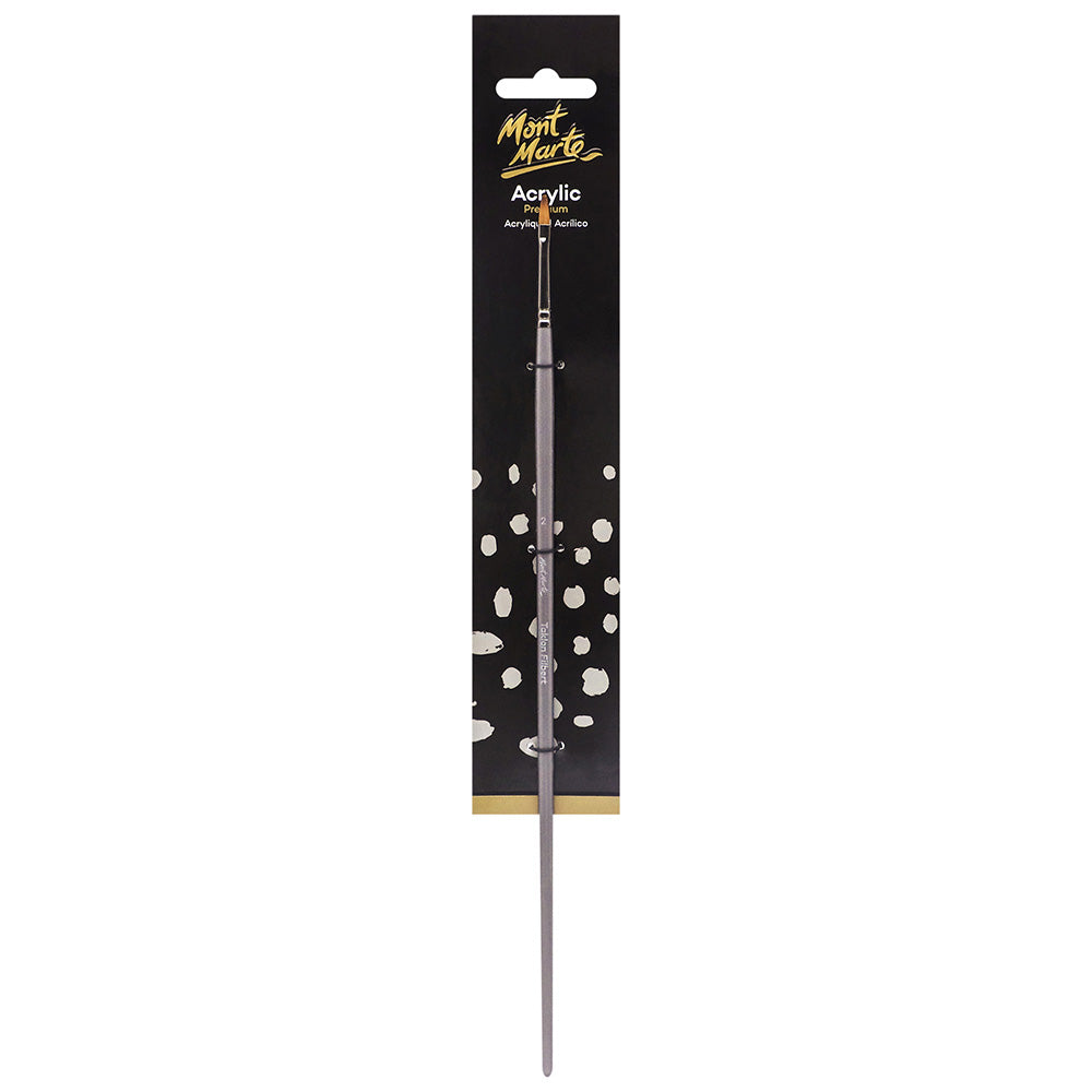 MONT MARTE Artist Brush Taklon Filbert 2