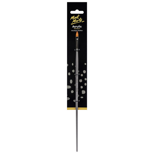 MONT MARTE Artist Brush Taklon Filbert 6