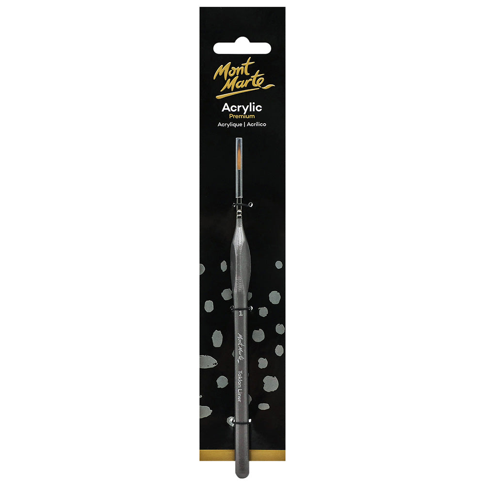 MONT MARTE Artist Brush Taklon Liner 1