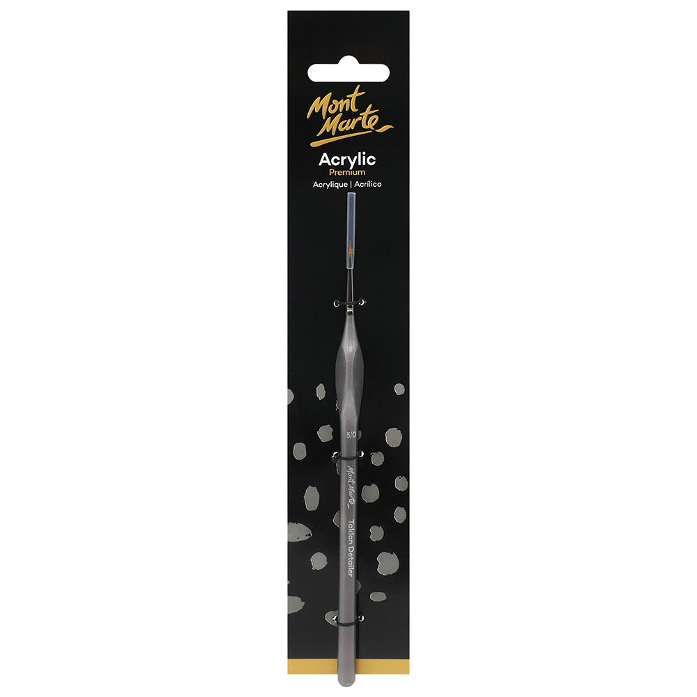 MONT MARTE Artist Brush Taklon Detailer 5/0