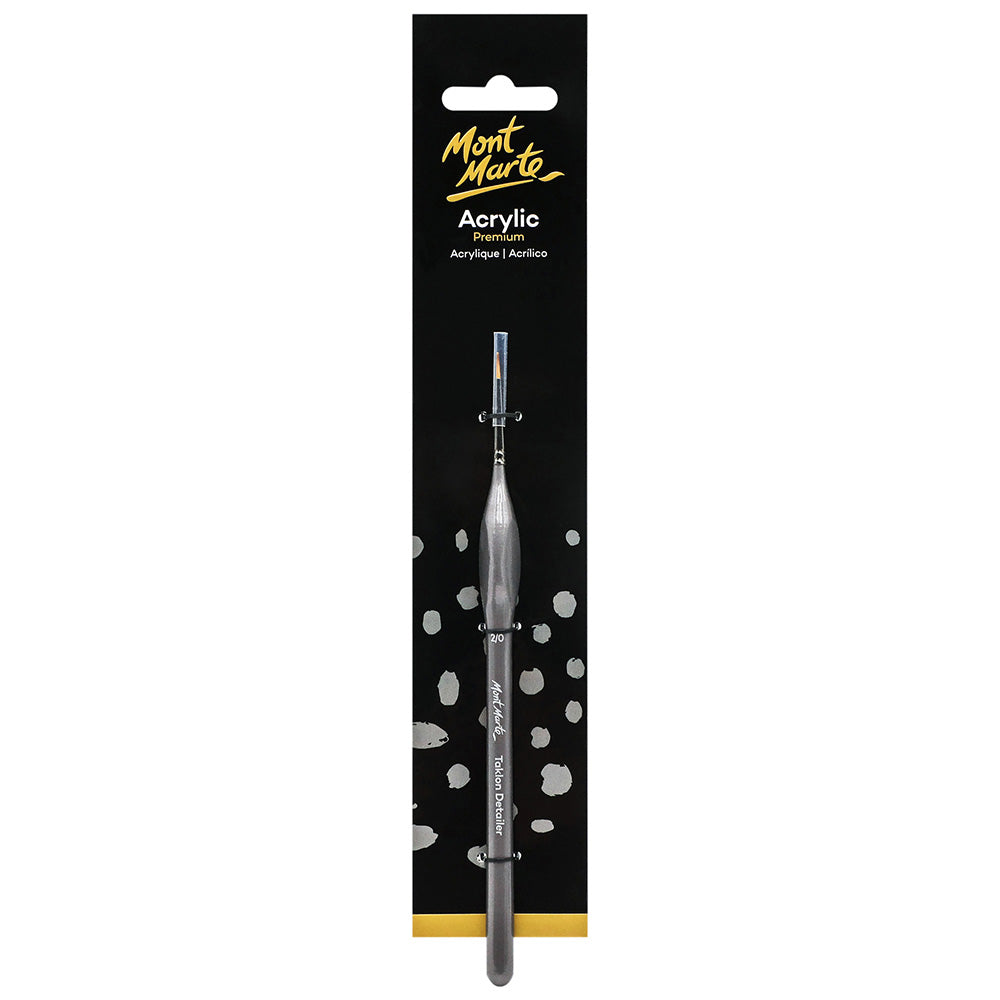 MONT MARTE Artist Brush Taklon Detailer 2/0