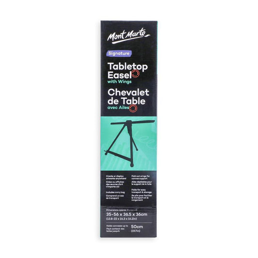 MONT MARTE Aluminium Table Top Easel - 51 cm (20 in.) Max Height