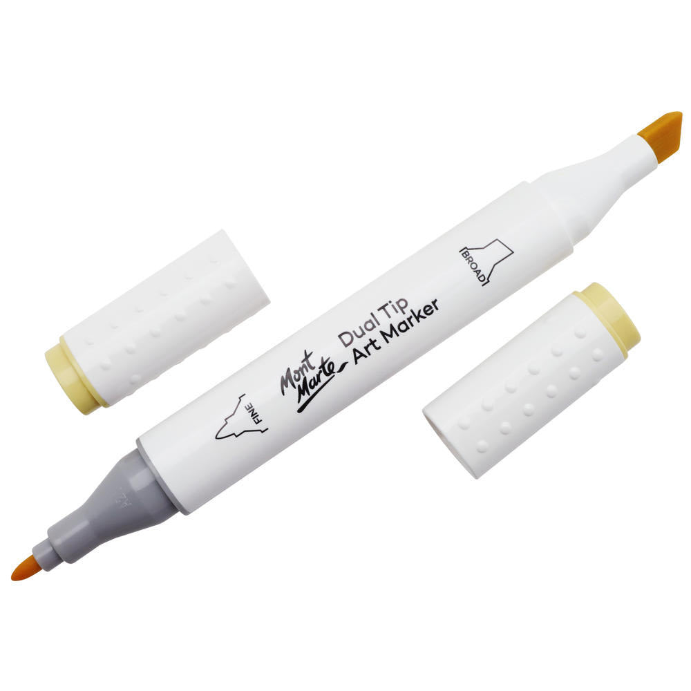 MONT MARTE Dual Tip Alcohol Art Marker - Lemon Yellow