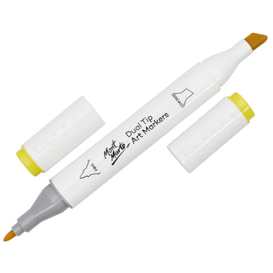 MONT MARTE Dual Tip Alcohol Art Marker - Yellow