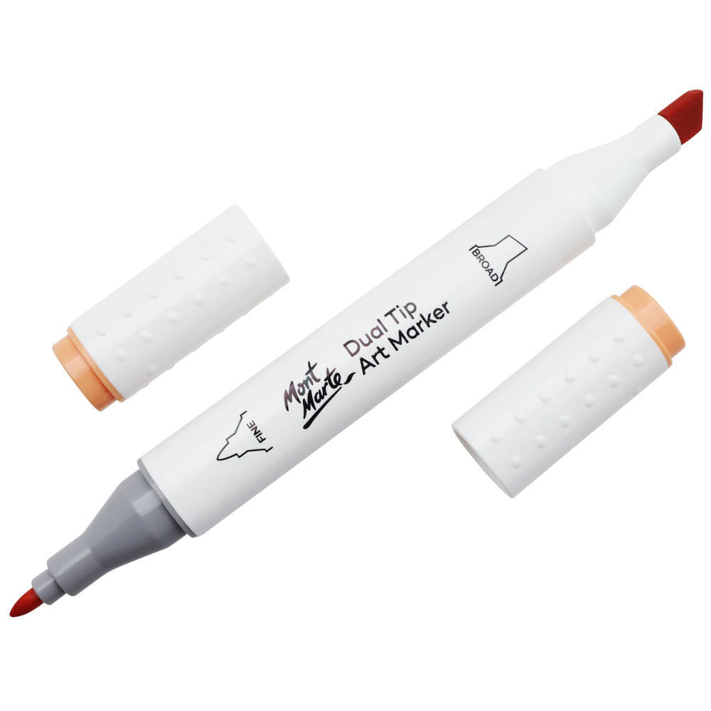 MONT MARTE Dual Tip Alcohol Art Marker - Tangerine