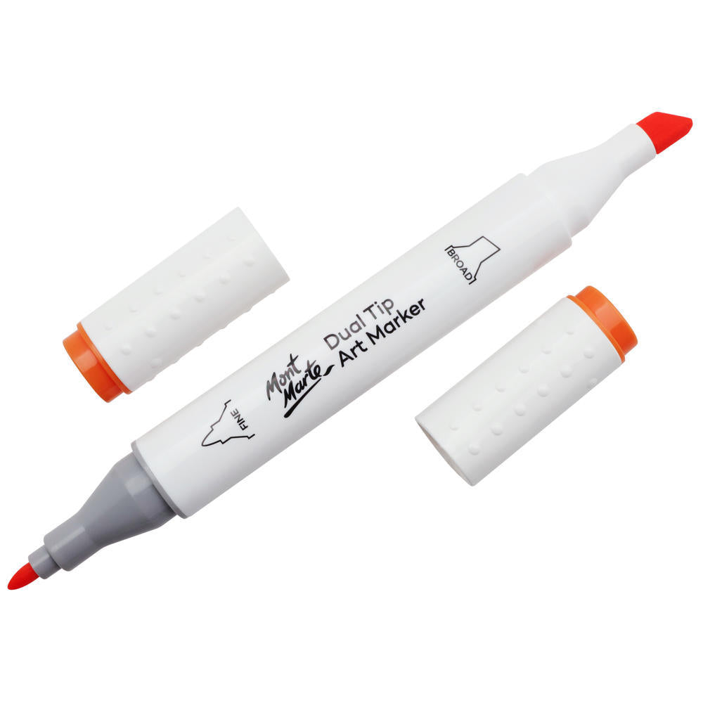 MONT MARTE Dual Tip Alcohol Art Marker - Orange