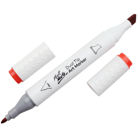 MONT MARTE Dual Tip Alcohol Art Marker - Vermilion