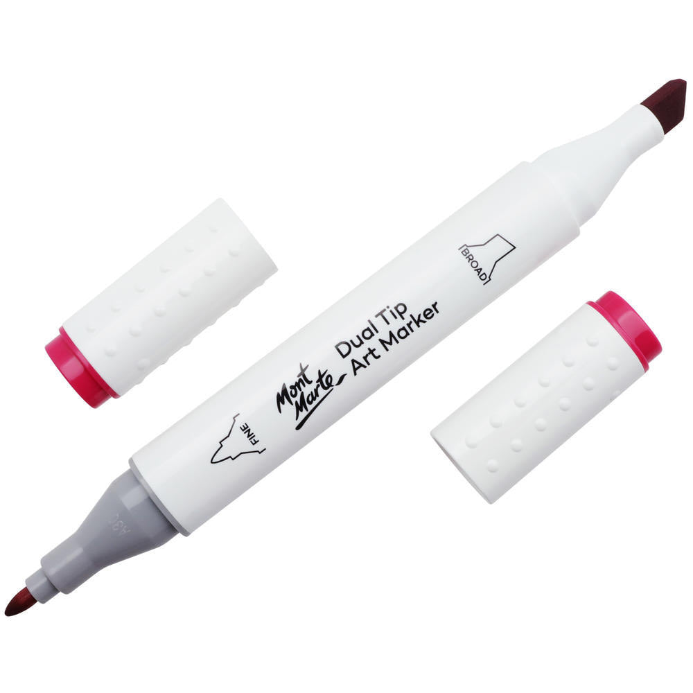 MONT MARTE Dual Tip Alcohol Art Marker - Cerise