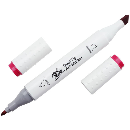 MONT MARTE Dual Tip Alcohol Art Marker - Cerise