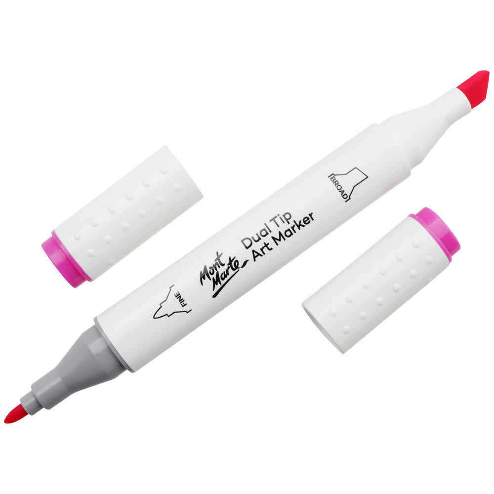 MONT MARTE Dual Tip Alcohol Art Marker - Hot Pink