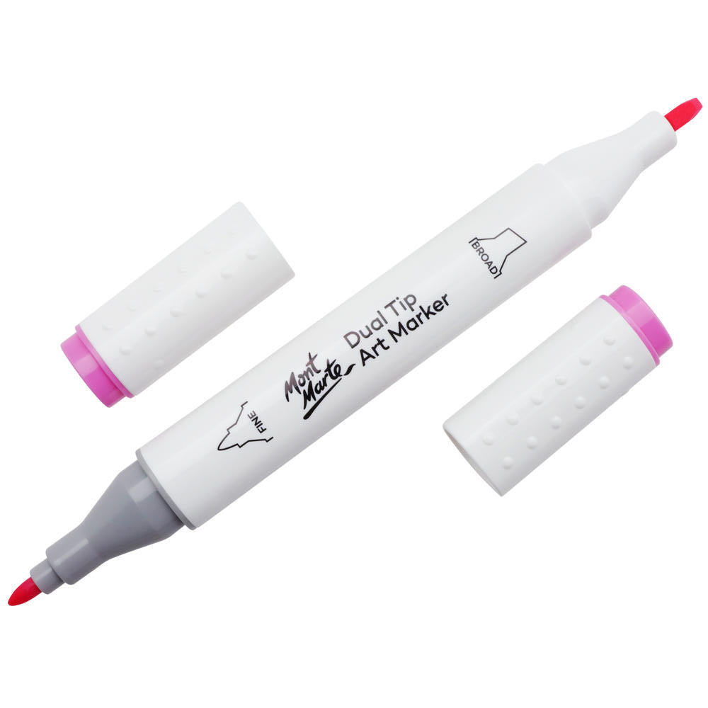 MONT MARTE Dual Tip Alcohol Art Marker - Fuchsia