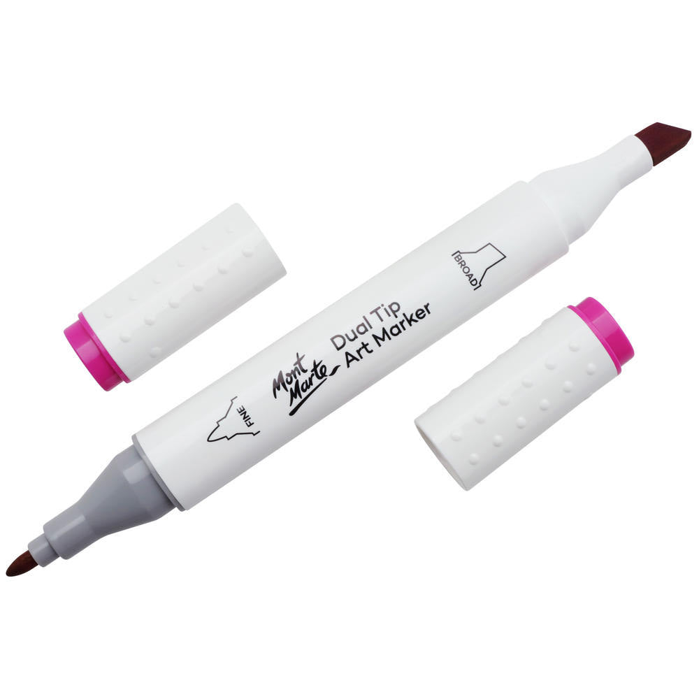 MONT MARTE Dual Tip Alcohol Art Marker - Magenta
