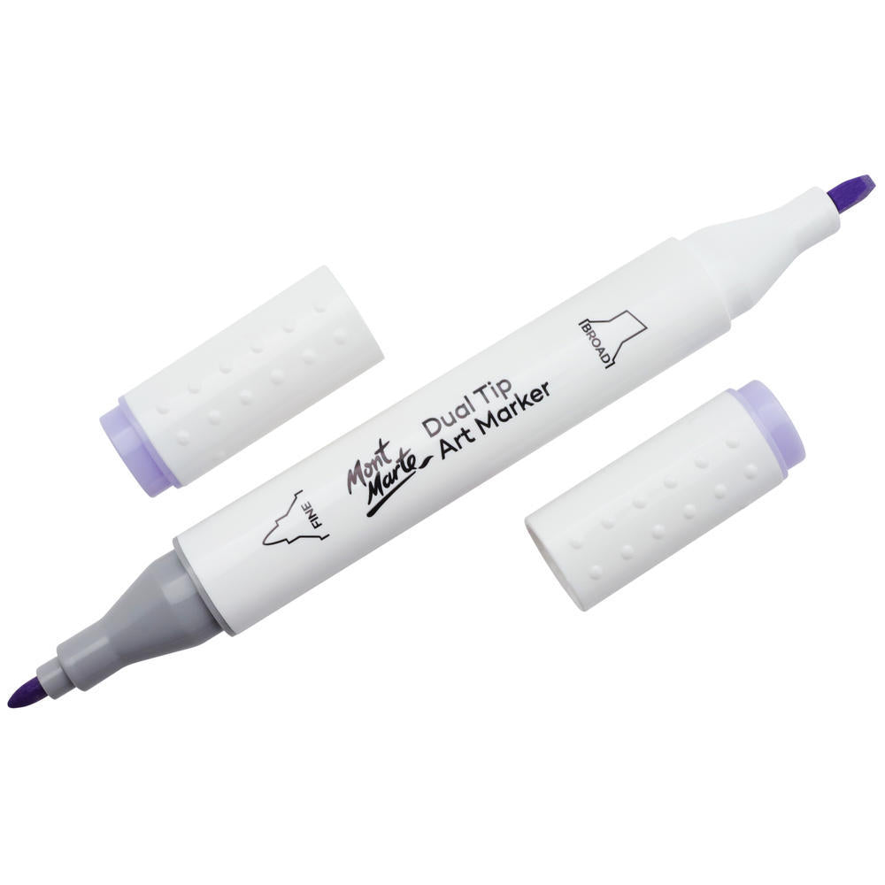 MONT MARTE Dual Tip Alcohol Art Marker - Lilac