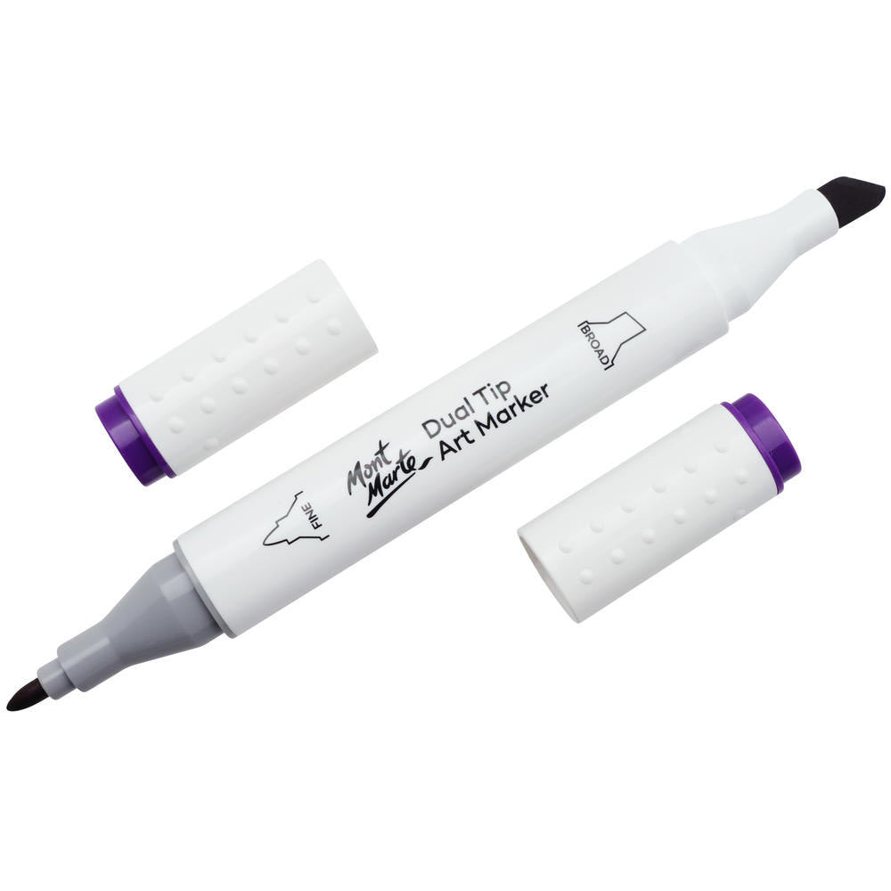 MONT MARTE Dual Tip Alcohol Art Marker - Purple
