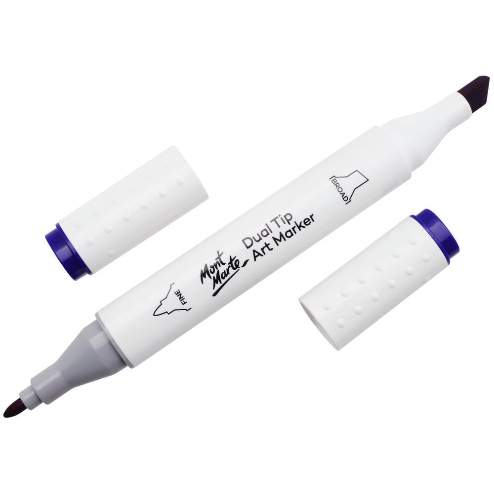 MONT MARTE Dual Tip Alcohol Art Marker - Cobalt Blue