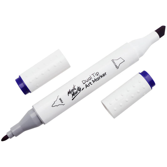 MONT MARTE Dual Tip Alcohol Art Marker - Cobalt Blue
