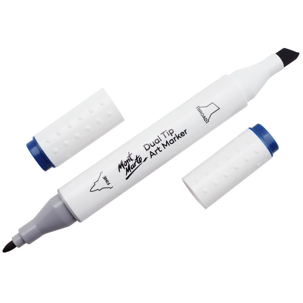 MONT MARTE Dual Tip Alcohol Art Marker - Prussian Blue