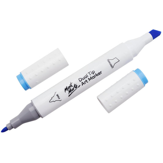 MONT MARTE Dual Tip Alcohol Art Marker - Sky Blue
