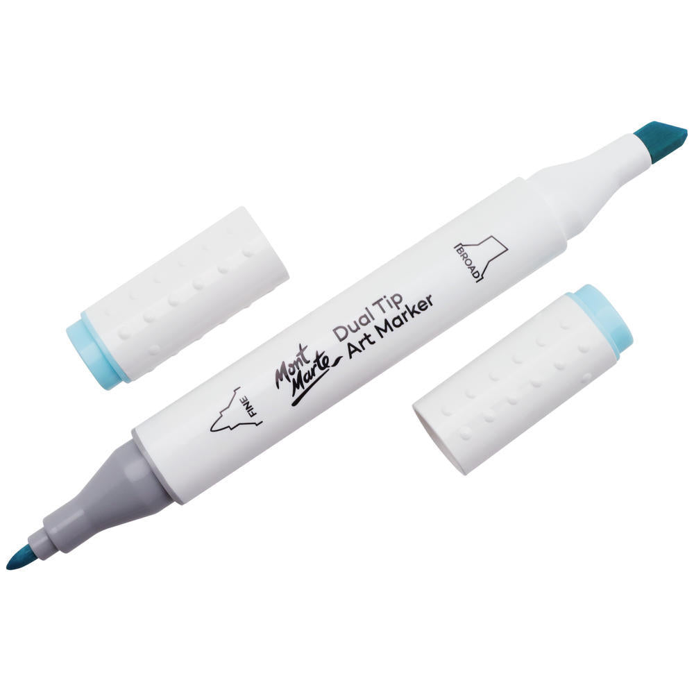 MONT MARTE Dual Tip Alcohol Art Marker - Aquamarine