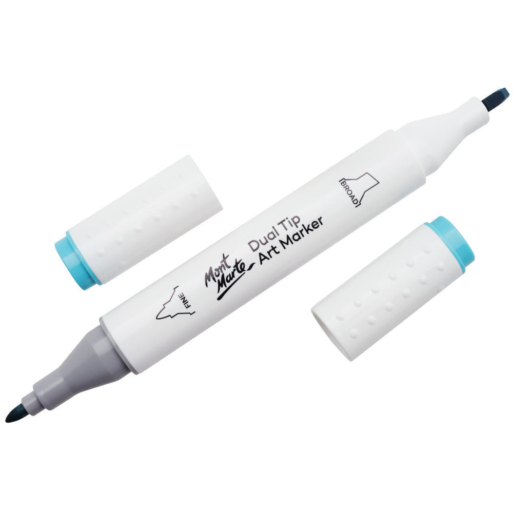 MONT MARTE Dual Tip Alcohol Art Marker - Turquoise