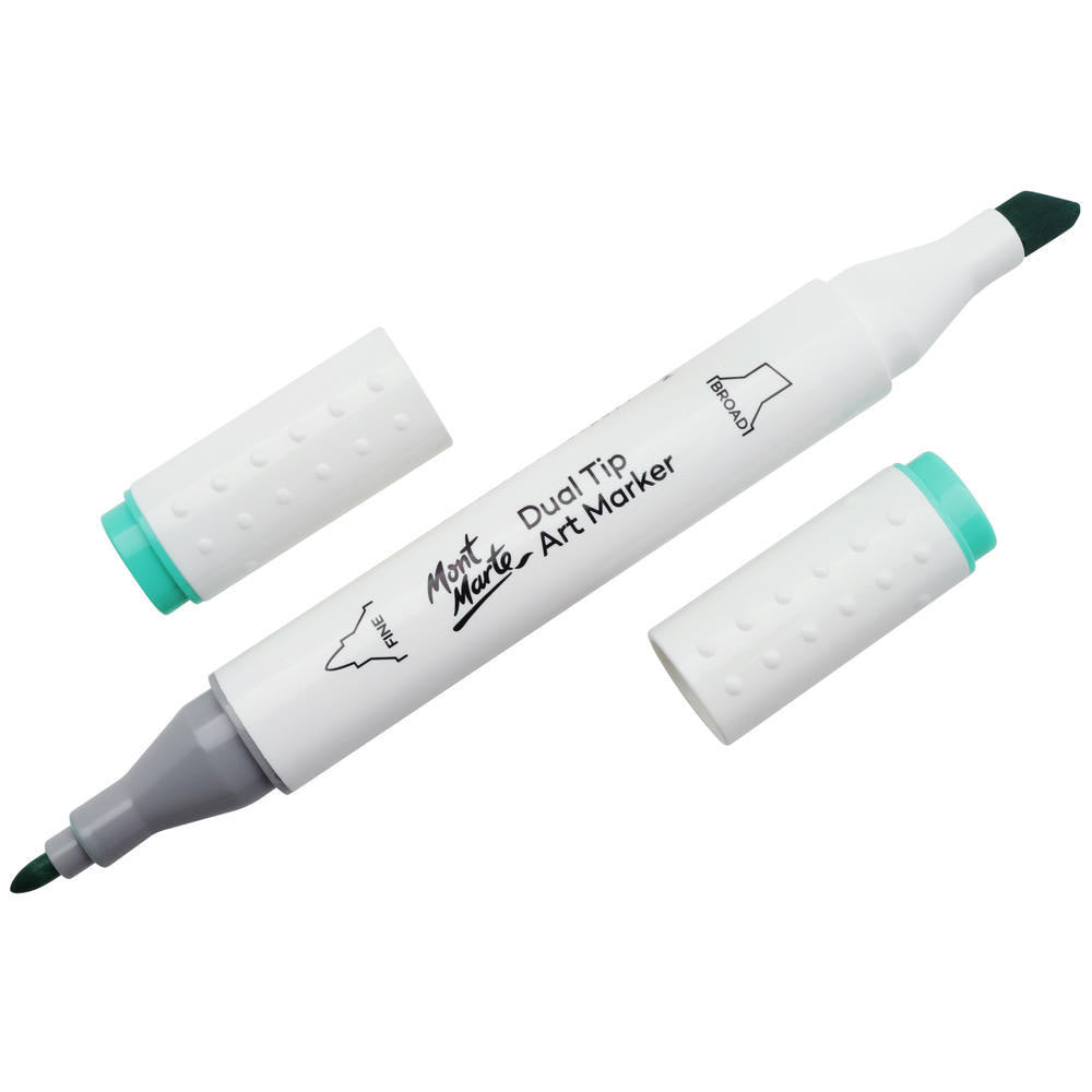 MONT MARTE Dual Tip Alcohol Art Marker - Seafoam