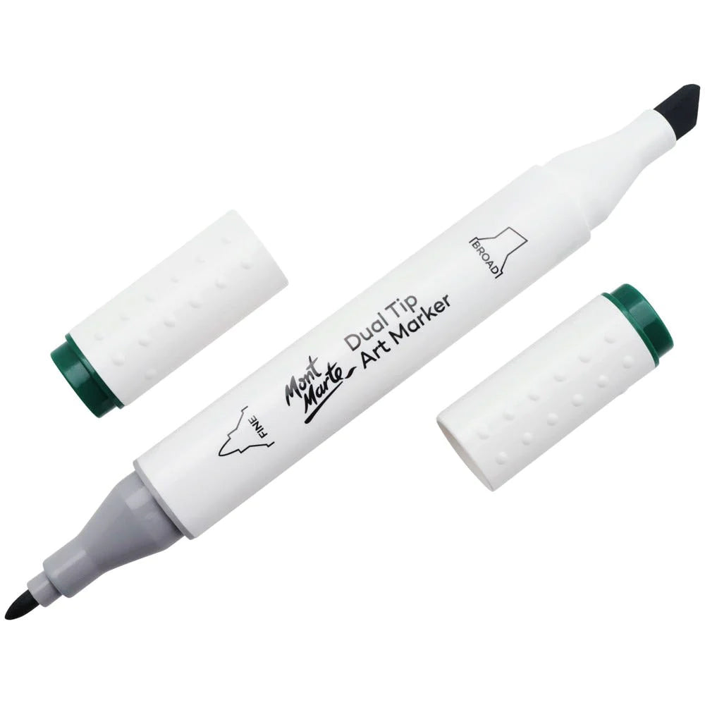 MONT MARTE Dual Tip Alcohol Art Marker - Forest Green