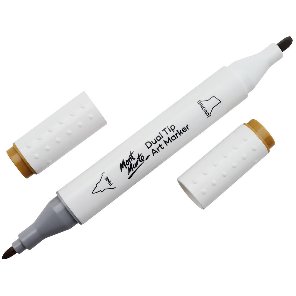 MONT MARTE Dual Tip Alcohol Art Marker - Yellow Ochre