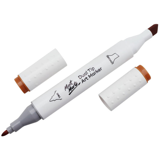 MONT MARTE Dual Tip Alcohol Art Marker - Raw Sienna