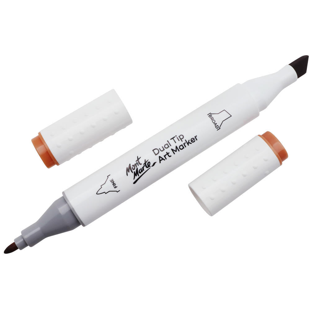 MONT MARTE Dual Tip Alcohol Art Marker - Sienna