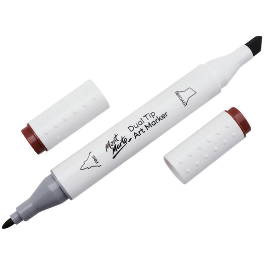 MONT MARTE Dual Tip Alcohol Art Marker - Sienna