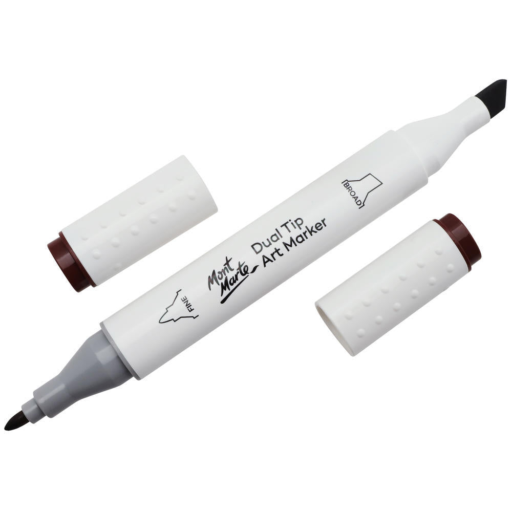 MONT MARTE Dual Tip Alcohol Art Marker - Mahogany