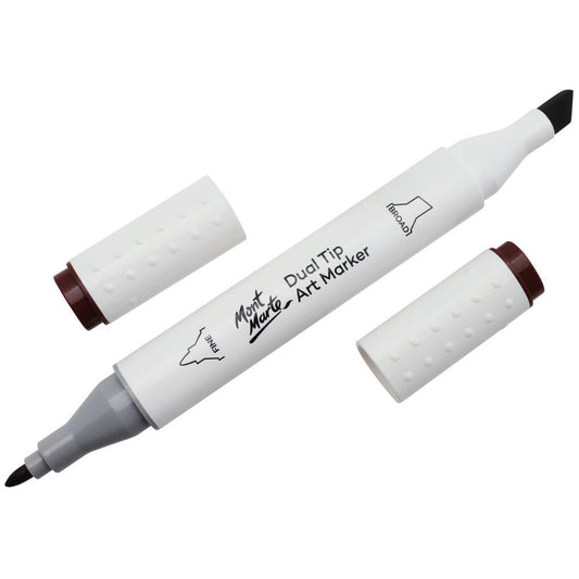 MONT MARTE Dual Tip Alcohol Art Marker - Umber