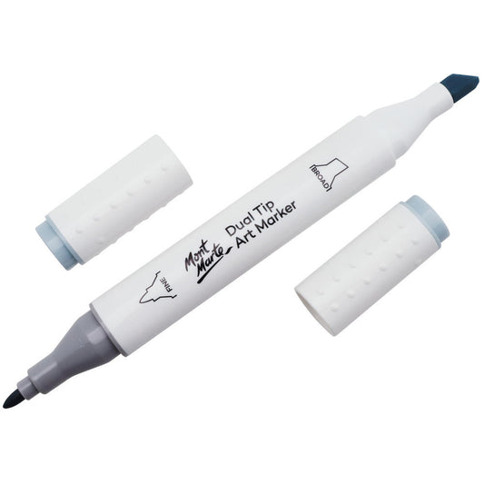 MONT MARTE Dual Tip Alcohol Art Marker - Arctic Grey