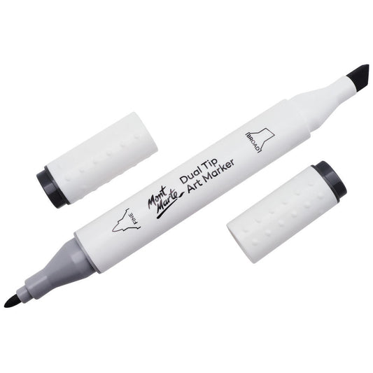 MONT MARTE Dual Tip Alcohol Art Marker - Dark Grey