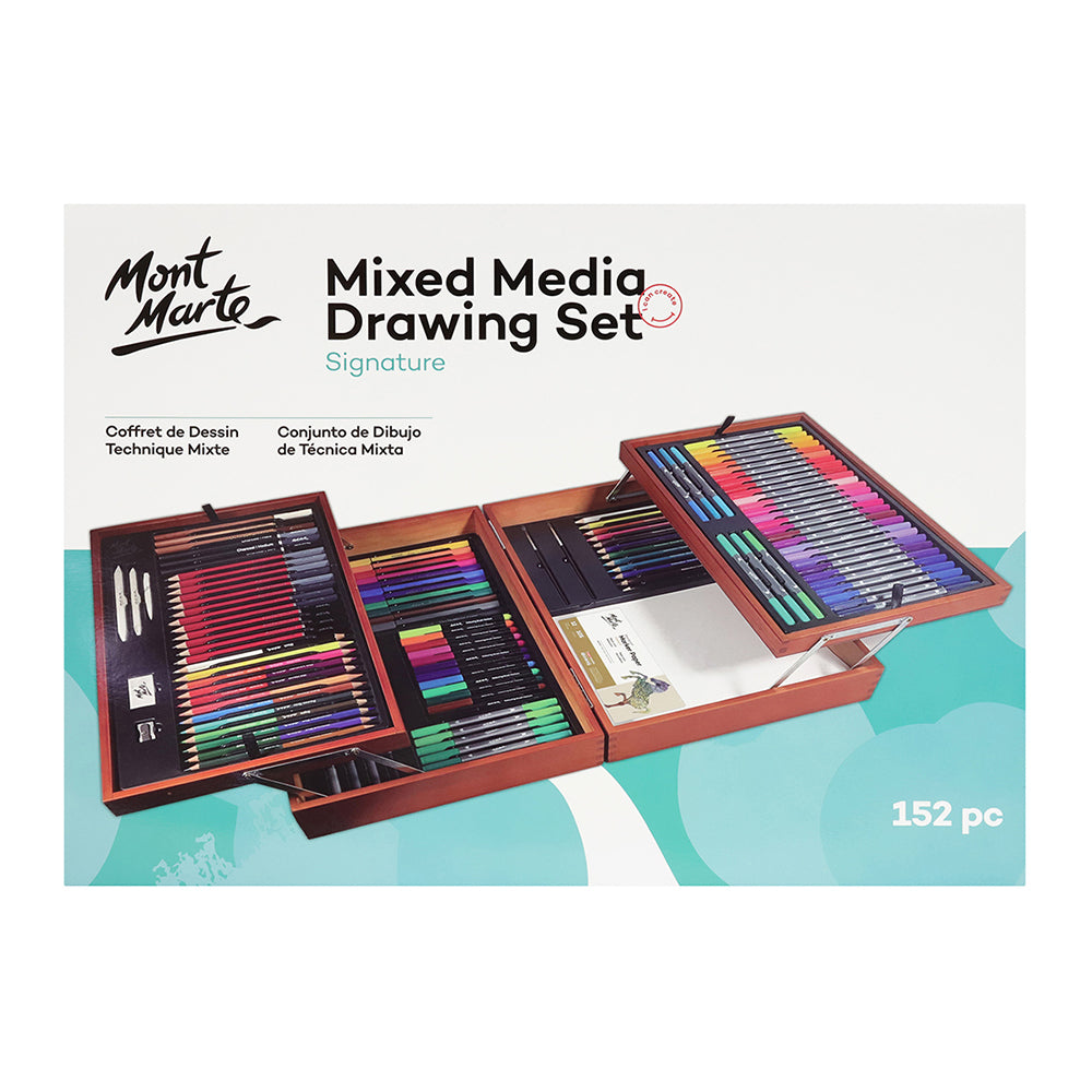MONT MARTE Colour Pastel Illustration Set - 26pc