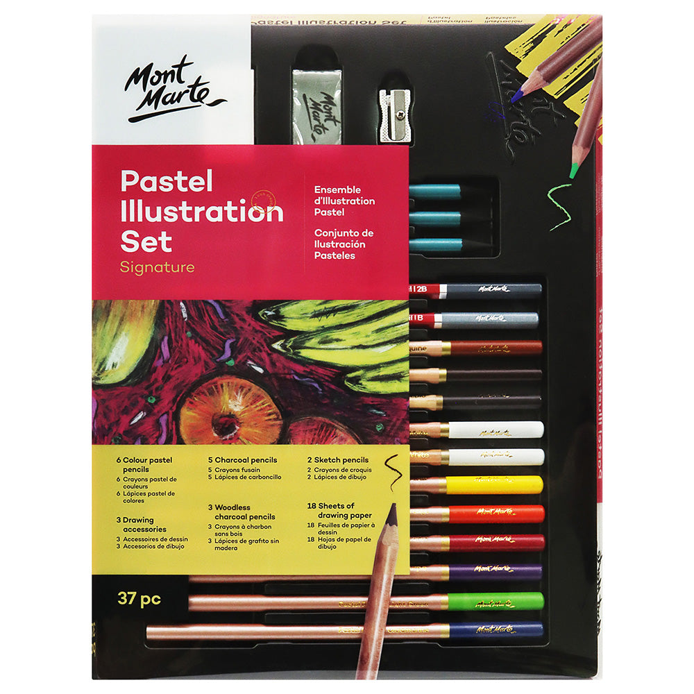 MONT MARTE Mixed Media Art Set Signature - 131pc