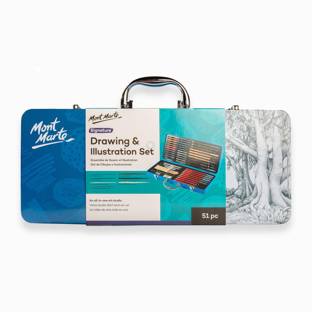 MONT MARTE Drawing & Illustration Set - 51 pcs