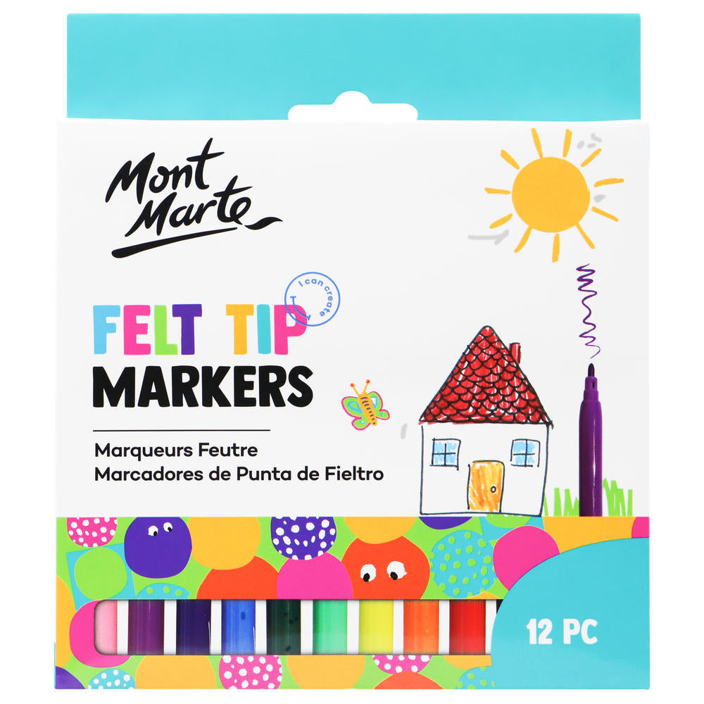 MONT MARTE Kids Jumbo Crayons - 12pcs