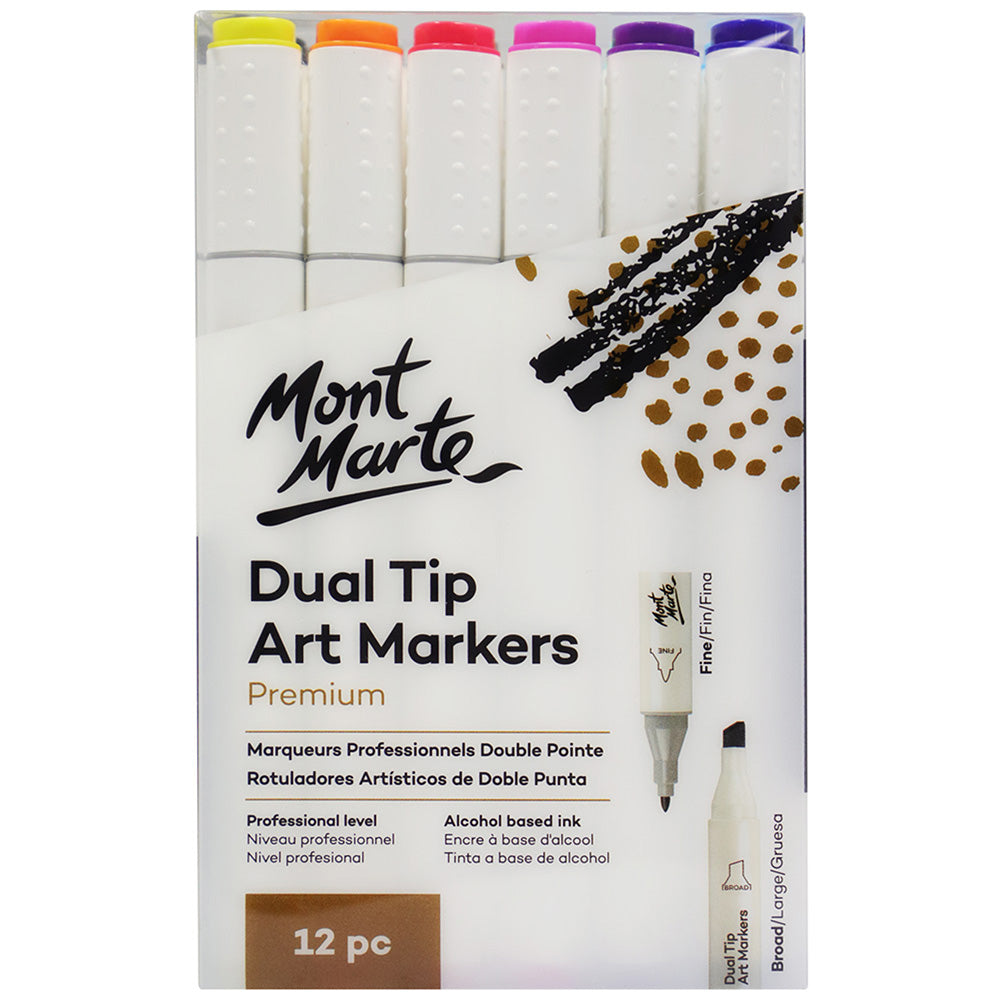 MONT MARTE Soft Pastels - 10pc - Earth Tones