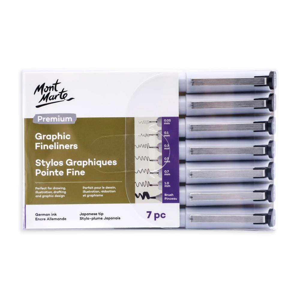 MONT MARTE Soft Pastels - 10pc - Dark Tones