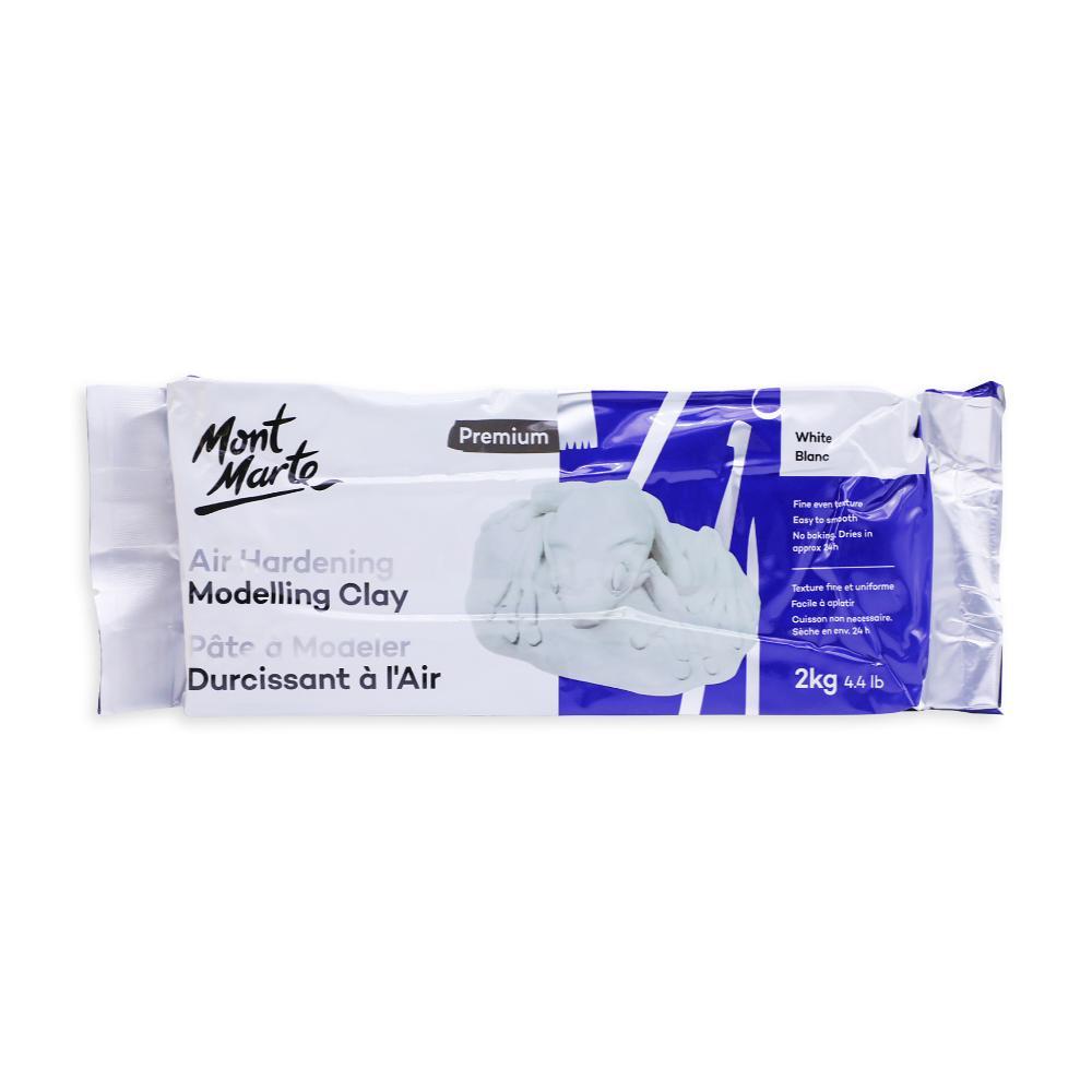MONT MARTE Air Hardening Modelling Clay - 2kg - White