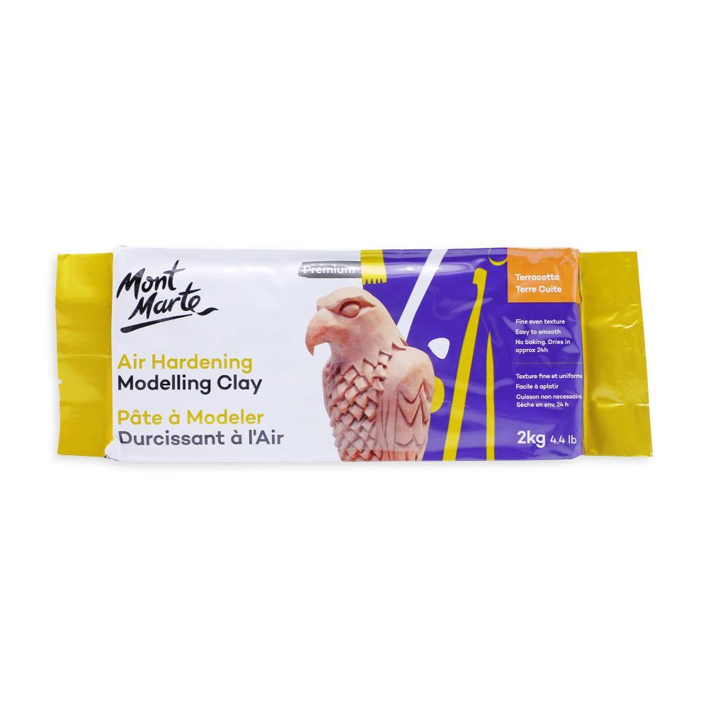 MONT MARTE Air Hardening Modelling Clay - 2kg - Terra